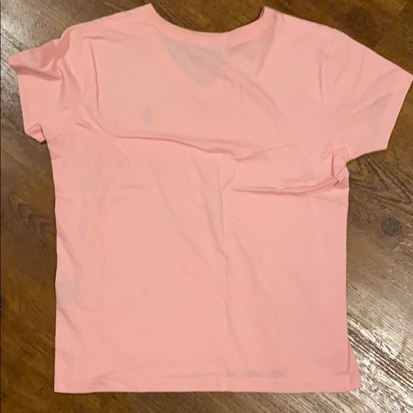 Pale pink v neck Ralph Lauren tee - Picture 3 of 3